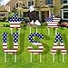 Quimoy 4th of July Decorations Outdoor, 6Pcs Large Independence Day Yard Signs with Stakes, Waterproof USA Letter July 4th Decorations for Outside, 4th of July Yard Signs