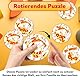 Yezirzax Schwangerschaft verkünden mit 6 Rotating puzzle, Karten Rotieren mit Umschlag, Überraschungsrätsel für Schwangerschaft Verkündung Oma Opa Papa Onkel Tante Großeltern Geschenk