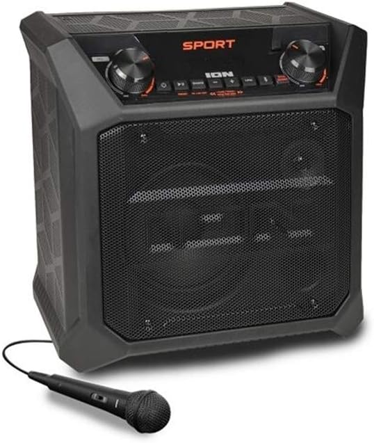 Black Friday 🔥 Ion Sport Mk 2 All-Weather Bluetooth Wireless Party Speaker with Mic (Renewed)