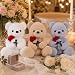 Oso de peluche con rosa Imagen de Oso de peluche con rosa