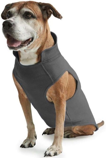 ESPAWDA Everyday Adventurer Soft Stretch Warm Fleece Pull-Over Dog Jacket Vest Coat for Small Dogs, Medium Dogs and Big Dogs with Leash…