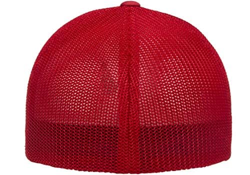 Image of Flexfit Unisex Mesh Fitted 2-Tone Trucker Hat, One Size