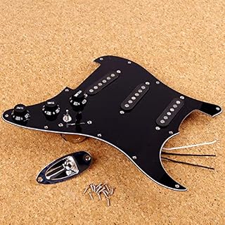 KLKL 11 Trous SSS Pickups De Pickuard De Guitare Électrique À Coïntrice Unique Alnico V Loaded Permections Black Pickups… - Les Beatles, Paul McCartney, John Lennon, RIngo Starr, George Harrison KLKL 11 Trous SSS Pickups De Pickuard De Guitare Électrique À Coïntrice Unique Alnico V Loaded Permections Black Pickups… – Image 4