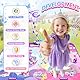 2025 Tanzmatte für Kinder ab 3 4 5 6 7 8 Jahre mädchen- Tanzmatte Bluetooth für Kinder mit Musik 2-Spieler Wiederaufladbar Kinder Tanzmatte Weihnachten Prinzessin Geschenk mädchen 4 Jahre
