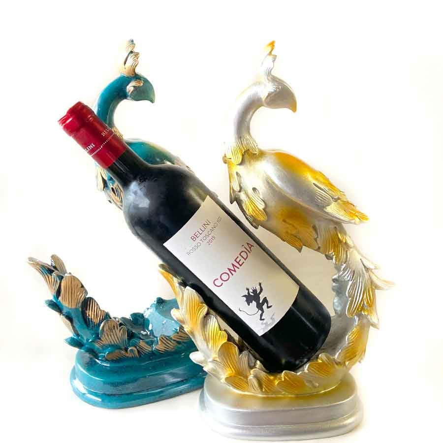 Amazon.co.jp: artlies 鳳凰 ワインボトルホルダー フェニックス 置物