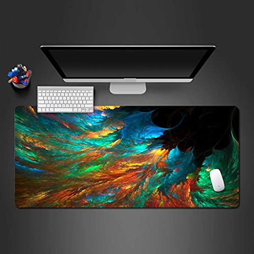 Tapis de souris gaming 100x50 cm avec surface antidérapante pour stabiliser votre setup