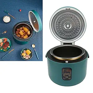 Ubersweet Rice Cooker, Electric Rice Cooker Multifunctional Simple Retro Green for Dorms for Home