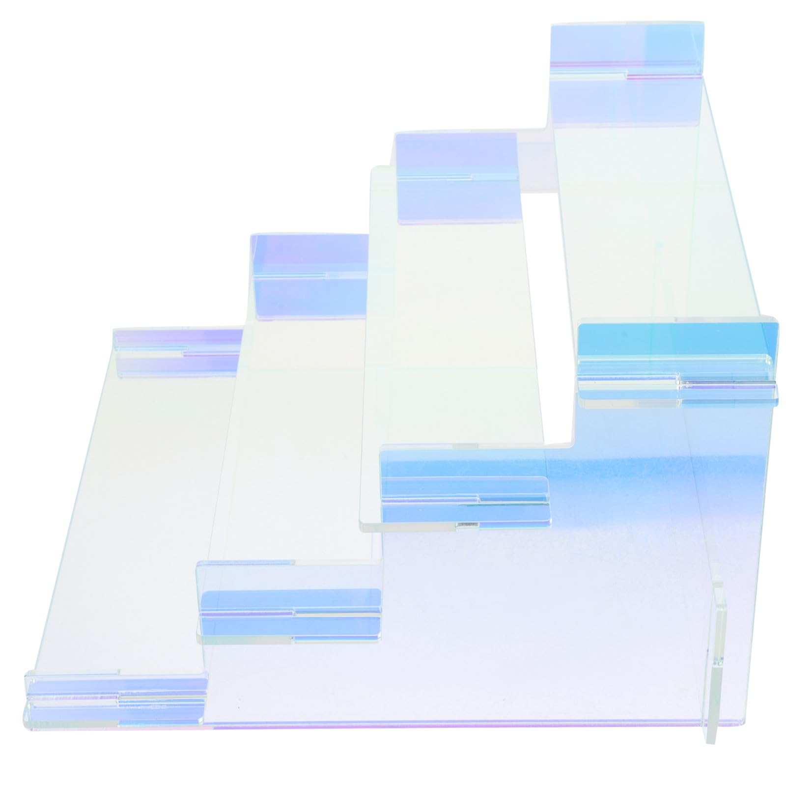 Transparenter Acryl Parfümständer 4 lagig mit Großem Stauraum und Wiederverwendbar für Wohnzimmer und Arbeitszimmer als Modischer Make Up Organizer