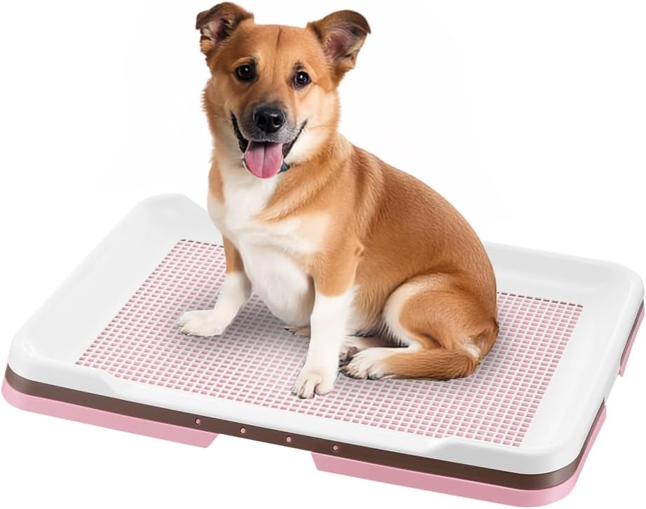 ritchel Easy to Clean Step Tray Wide Mesh with Light Pink