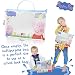 Peppa Pig Maletín Estuche Escolar, Lapices, Regla, Libreta. Sacapuntas, Goma De Borrar,...