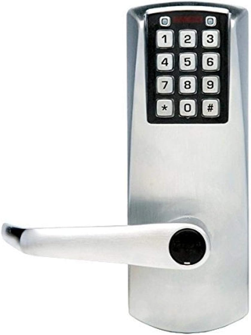 E-Plex - E2031XSLL626 Kaba Electronic Keyless Lock, Kaba Cylinder (Schlage"C" Keyway) Included, Satin Chrome Finish