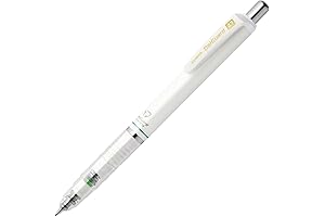 Zebra DelGuard Mechanical Pencil, 0.7mm, White