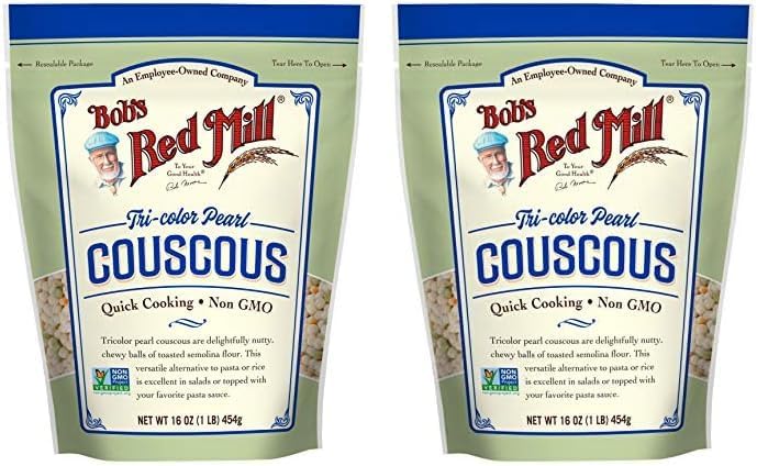 Bob's Red Mill Tri-Color Pearl Couscous, 16 Oz (Pack of 2)