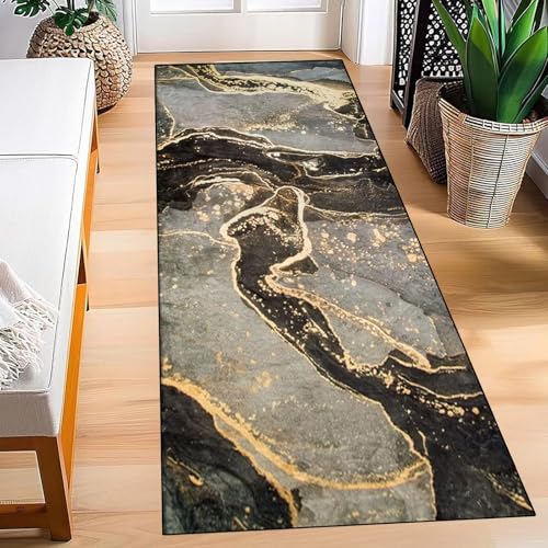 Alfombras de área lavable 70x200 para cocina pasillo moderna rectangular antideslizante 3