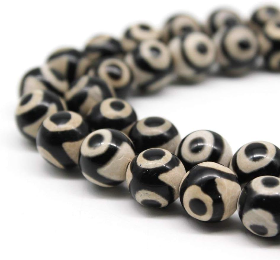 Rare Collection Natural Beads Mixed Color Tourmaline Round Loose Beads for Jewelry Making DIY Bracelet Necklace (6mm)