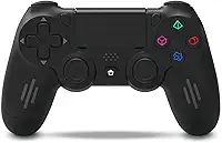 Controle Sem Fio para PS4 e PC, Bluetooth 5.0, Bateria 10000mAh, com Vibração e Alto-Falante, KP-GM018-2