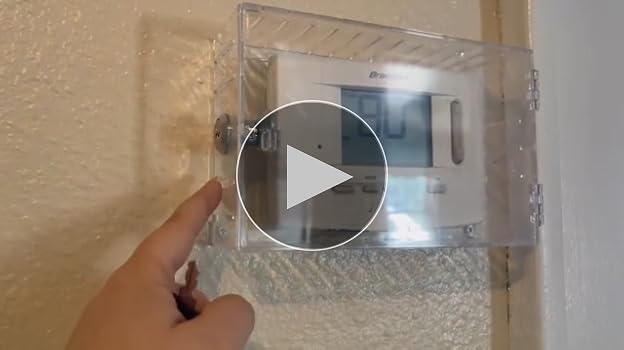 3 Pack Universal Thermostat Lock Box With KeyClear Large