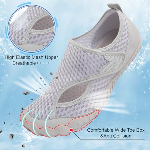 Image of Spesoul Water Shoes for Women Men Quick Dry Aqua Socks for Swim Beach Pool Hiking Training Summer Sandals Outdoor Zero Drop Barefoot Shoes