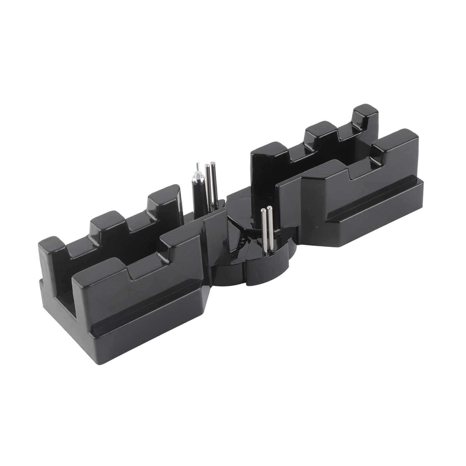 Outil de Coupe D'angles D'onglet de Précision, Modèle de Mesure Noir ABS 2 en 1, Boîtes à Onglets, Outil de Coupe de Mesure D'onglet pour le Travail du Bois de L'industrie
