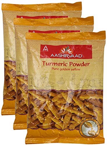 Image of Aashirvaad Powder - Turmeric, 200g (Pack of 3) Promo Pack