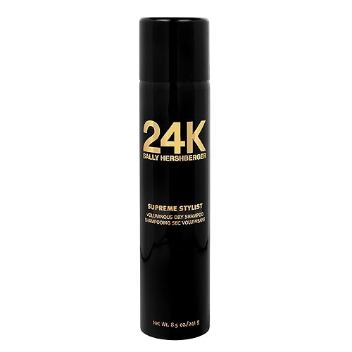Sally Hershberger 24K Supreme Stylist Voluminous Dry Shampoo - Construye el cuerpo instantáneo - Proporciona una sujeción duradera y cepillable