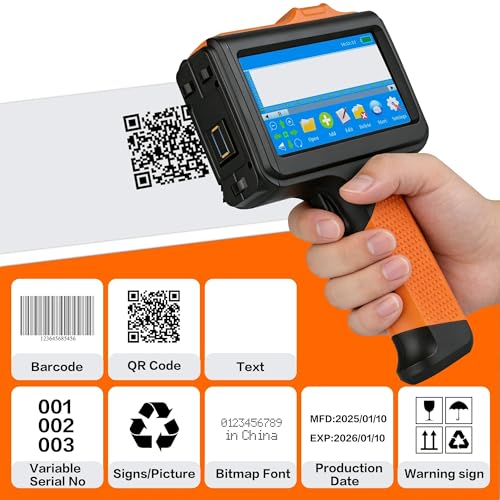 Codeur date portable et imprimante à main pour code barre et logo d'expiration - 2