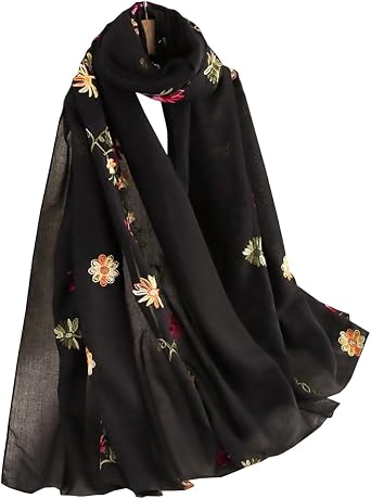 Floral Print Shawl Fashion Shawls Flower Printed Scarves Long Large Boho Scarf for Women