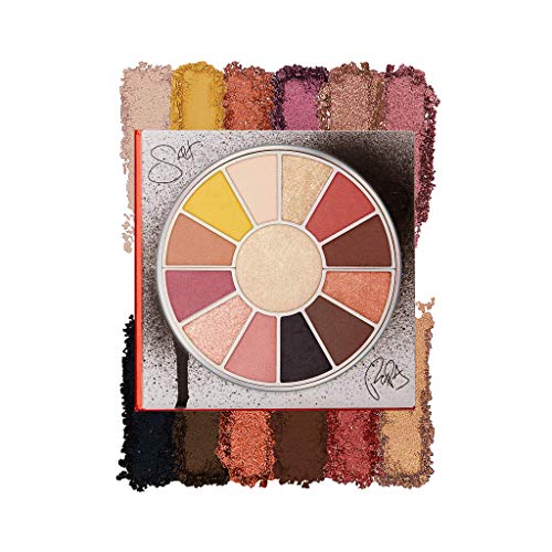 Salt-N-Pepa Hot, Kool And Vicious Eyeshadow And Highlighter Palette - Eyeshadow Palette And Highlighter Makeup - 12 Colors Highly Pigmented Matte Shimmer Eye Shadow Makeup Palette Kit #TOP9