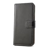 Carteras y Monederos-estilo Belk carcasa con protector de pantalla para el iPhone 6 10,16 cm/11,9 cm, piel suave, tarjetas de, negro, iPhone 6 Plus (14 cm / 5,5 Zoll)