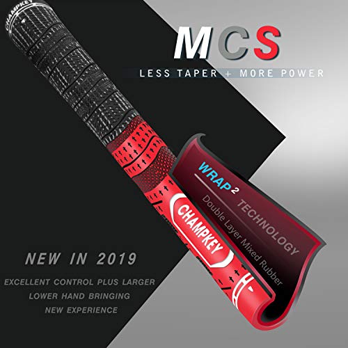 Image of Champkey MCS Golf Grips Set of 13 (5 Oz Solvent,Blade,15 Tapes & Vise Clamp Available)-Choose Between 13 Grips & All Repair Kits and 13 Grips & 15 Tapes