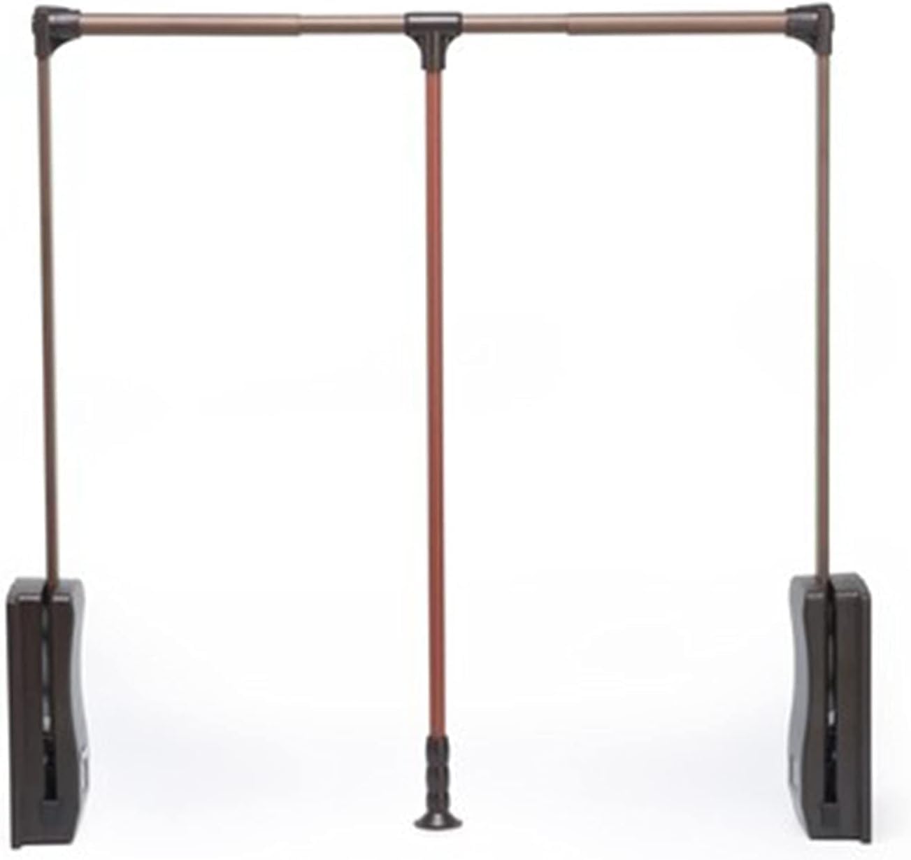 Tringle de cintre de placard réglable pour optimiser un dressing trop haut