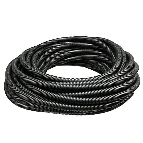 MOCNT Split Loom Wire Auto Split Loom Tubing Wire Conduit Polyethylene Corrugated Flexible Tube Cable Management Sleeve Protection Pipe Cable Tidy Organiser 8mm 5meter