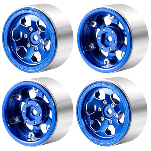 Jantes Beadlock 1.3 sans colle pour améliorer le grip du TRX4M Axial SCX24