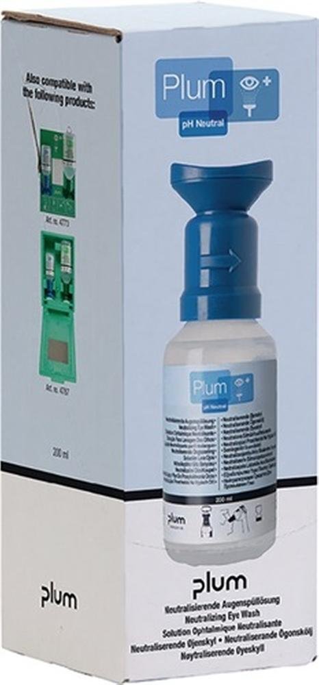 Plum 4755 Augenspülflasche, pH Neutral im Einzelkarton, 200 mL