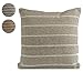 A&R AR 56638 Coussin en Lin rayé 45 x 45 cm