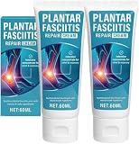Crema para Fascitis Plantar, Talones Agrietados y Piel Seca para Fascitis Plantar y Espolones Talonarios.