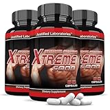 Justified Laboratories (3 Pack Nitric Oxide Xtreme 5000 Advanced Men's Heath Formula 60 Capsules