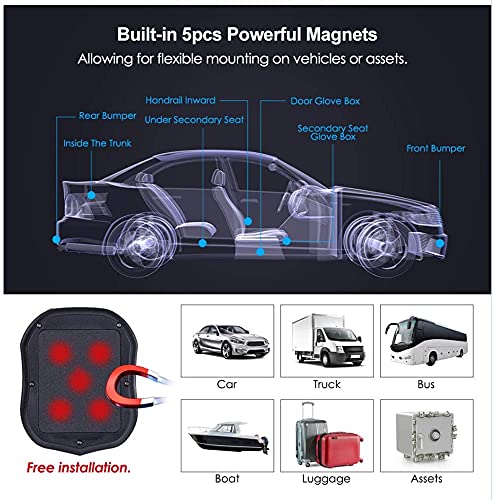 4G Gps Tracker For Vehicles Hidden Magnetic Vehicles Gps Tracker Locator Real Time Gps Tracker For Car Motorcycles Trucks With Anti-Theft Alarm,Stand By 100 Days,Super Cheap $5 Monthly Fee - 4G Tk905B #TOP6