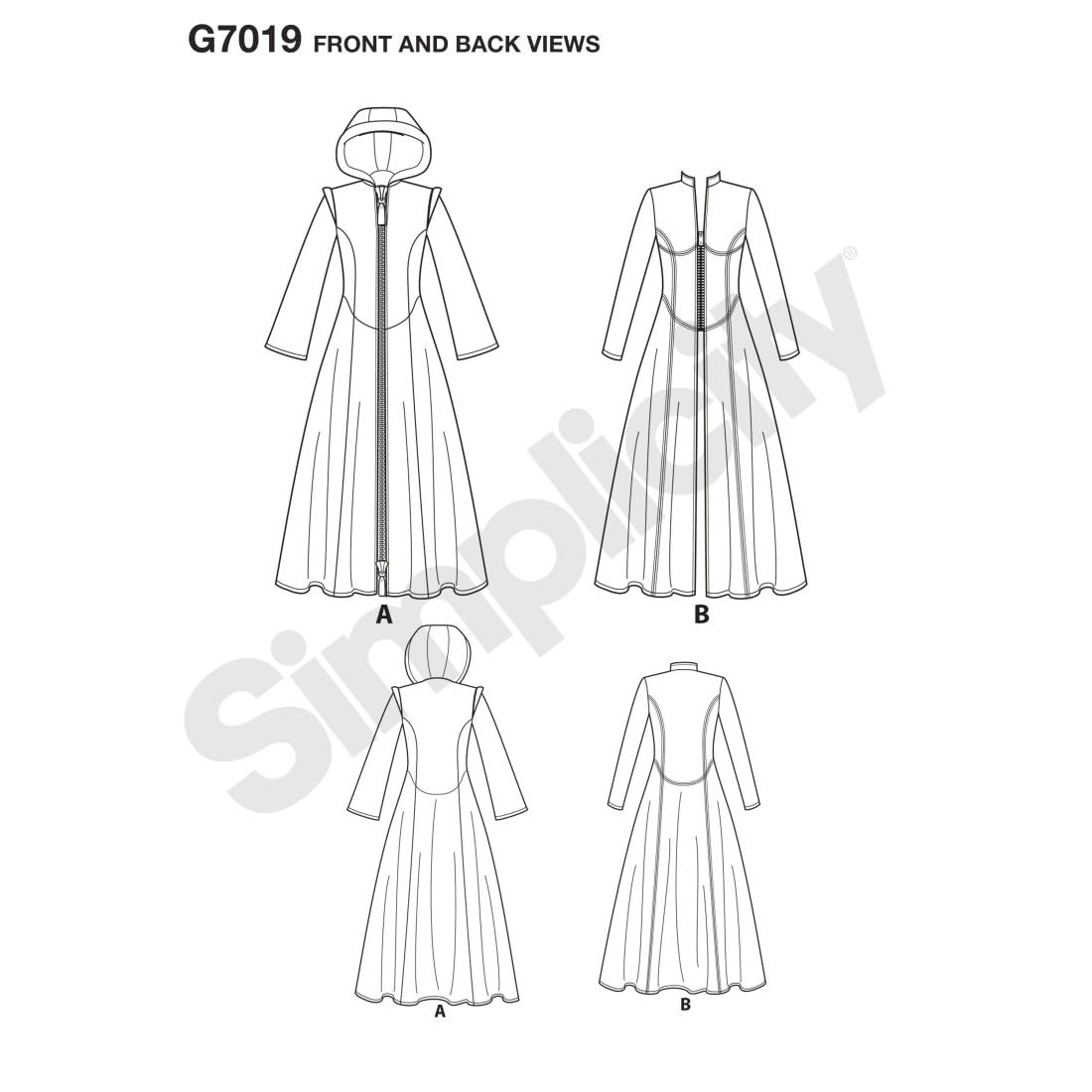 Amazon.com: Simplicity US8482H5 Women's Costume Coats Sewing