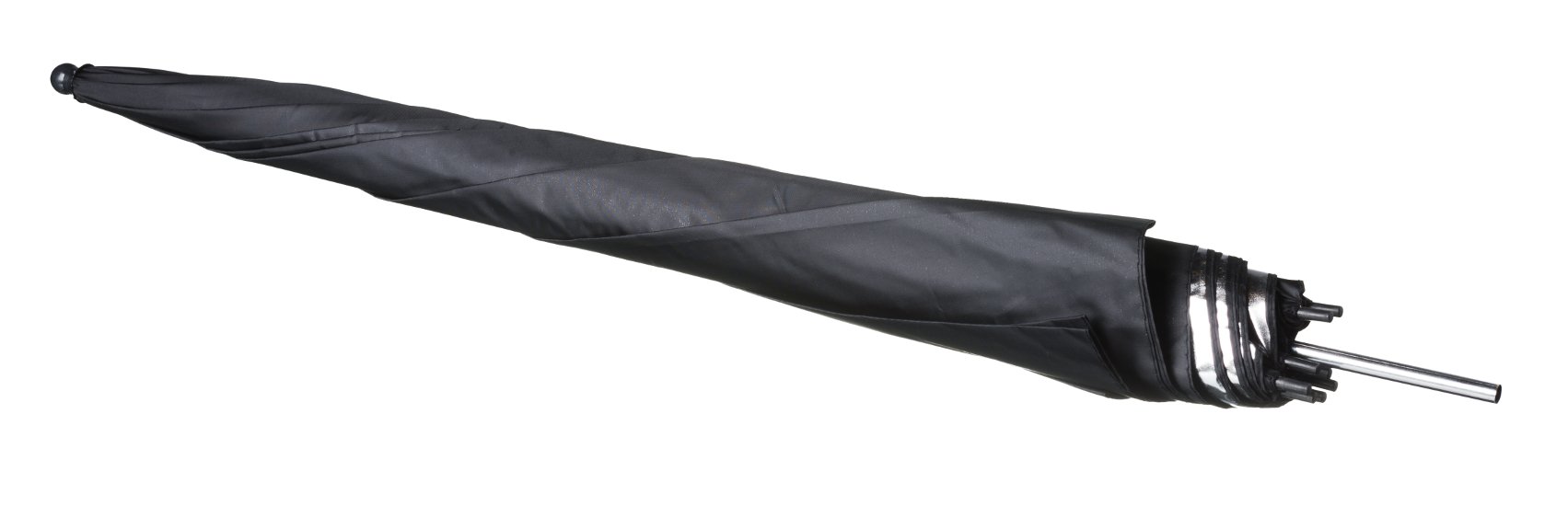 BRESSER BR-BS110 Paraguas Reflector Negro/Plata 110cm