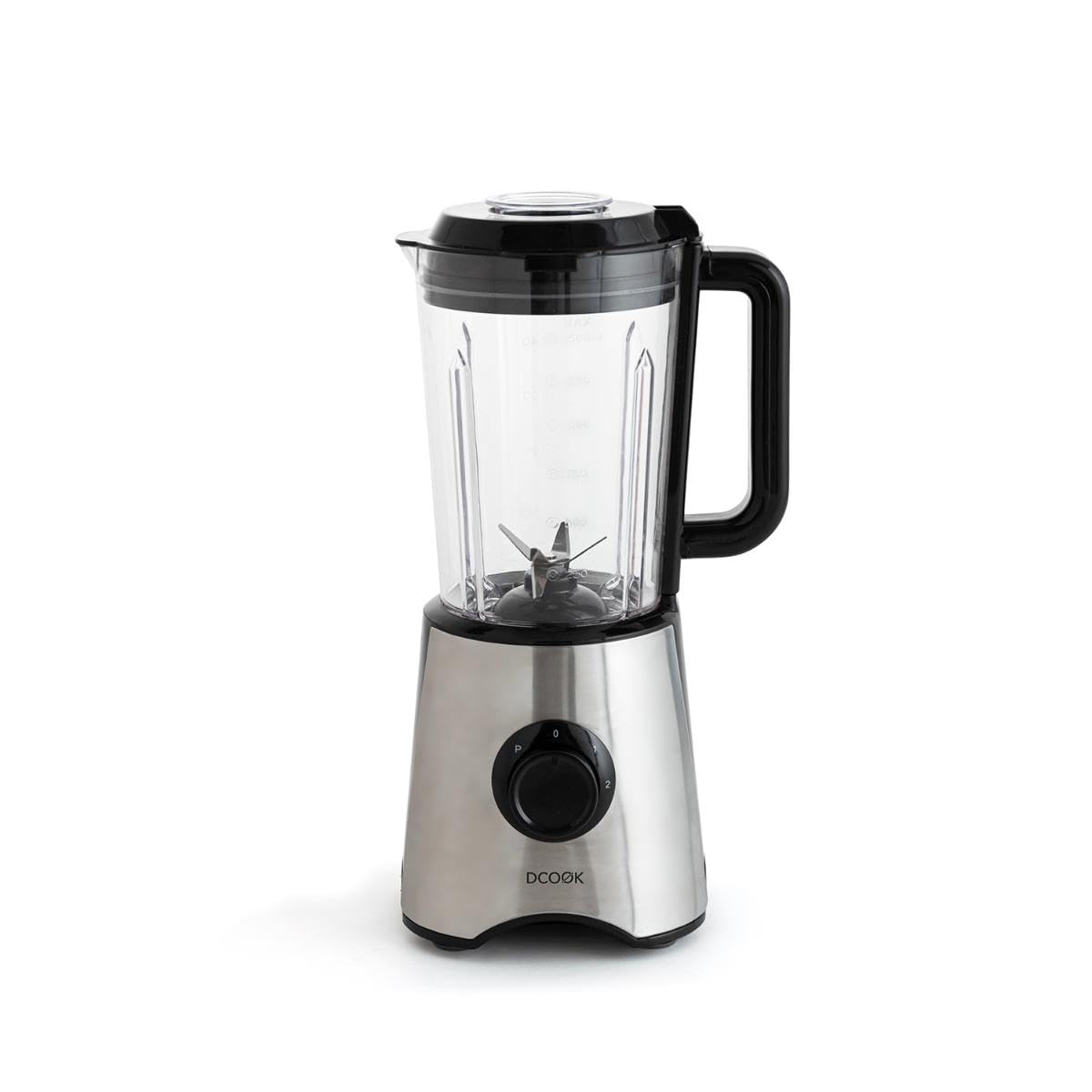 DCook Batidora De Vaso Gallery de Pp – Polipropileno 1,8l 1000w | Acero, Pp – Polipropileno, acabado metalizado, 1,8l 1000w