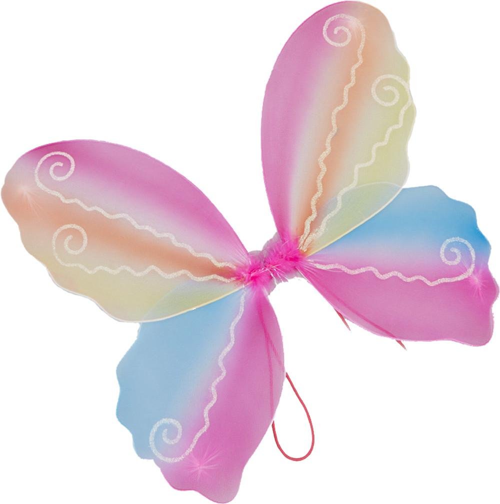 Wenchoice Girl's Rainbow Feather Wings One Size