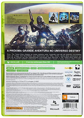 Destiny The Taken King - Edição Lendária - Xbox 360