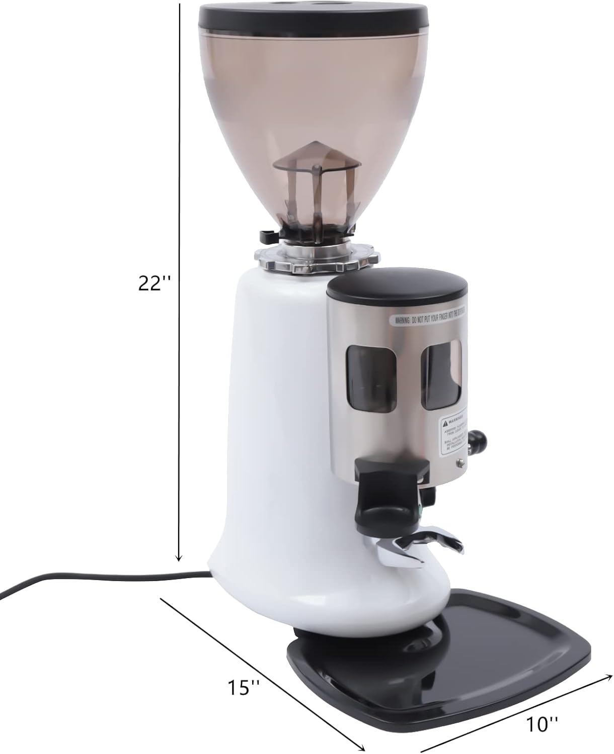 Electric Coffee Grinder 350W Coffee Espresso Bean Grinder Automatic Burr Grinder Coffee Mill 1400 RPM Commercial Home Milling Grinding Machine Professional Miller