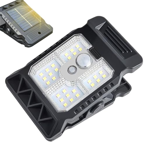 Luces solares suspendidas - Luz de tira LED del sensor de movimiento al aire libre para iluminación brillante, fácil instalación con función de montaje versátil, iluminación portátil para terraza