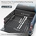OEDRO FRP Hard Tri-fold Tonneau Cover Fold Truck Bed Covers Compatible with 2015-2025 Ford F150 F-150 with 5.5 Feet Bed