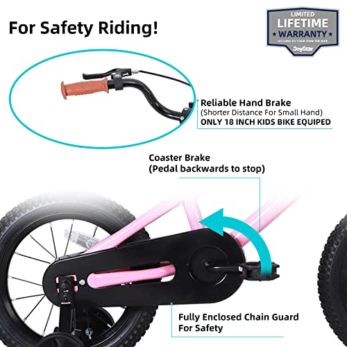 image for JOYSTAR 16 Inch Kids Bike for Girls 5 6 7 Years Old with Training Whee
