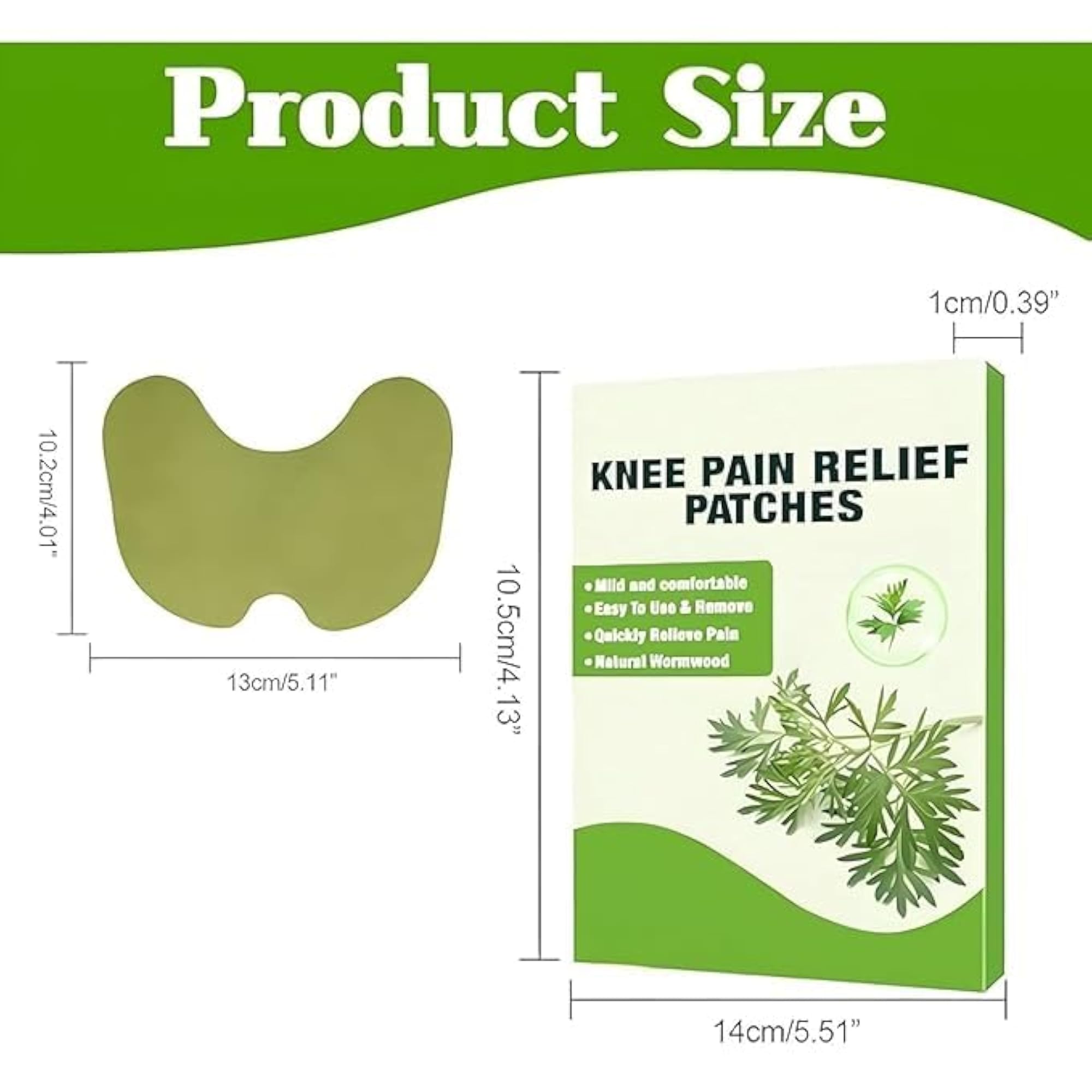Herbal Knee Pain Relief Patches, Instant Relief from Arthritis