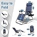 Bonnlo Infinity Zero Gravity Chair, Outdoor Lounge Patio Chairs with Pillow and Utility Tray Adjustable Folding Recliner for Deck,Patio,Beach,Yard Pack 2 (Blue)