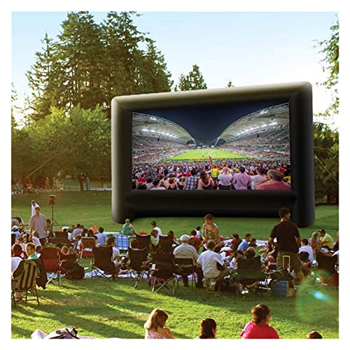 Pantalla inflable para proyector portátil 16 pies miniatura 2